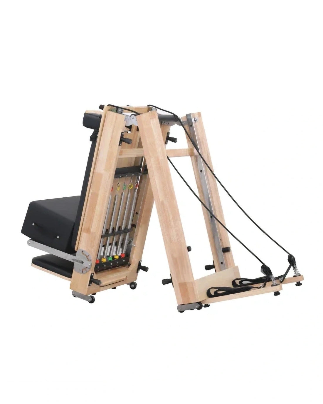 Gym Gear Foldable Pilates Reformer - Oak